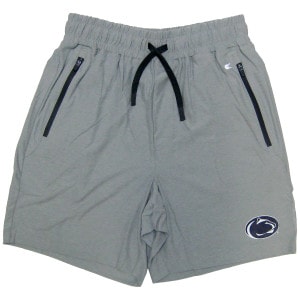 gray atomic shorts with Penn State Athletic Logo